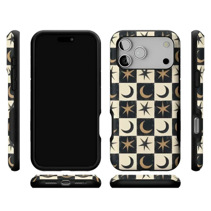 Mystic Moonstar | Black Celestial Case Phone Case get.casely