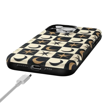 Mystic Moonstar | Black Celestial Case Phone Case get.casely