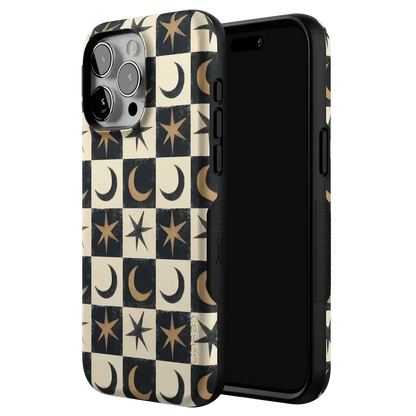 Mystic Moonstar | Black Celestial Case Phone Case get.casely