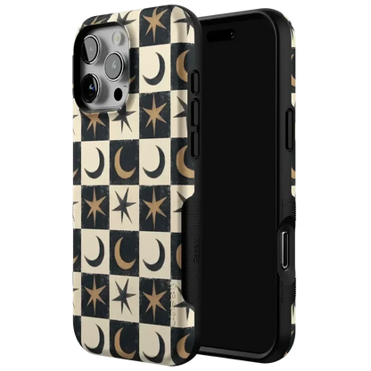 Mystic Moonstar | Black Celestial Case Phone Case get.casely
