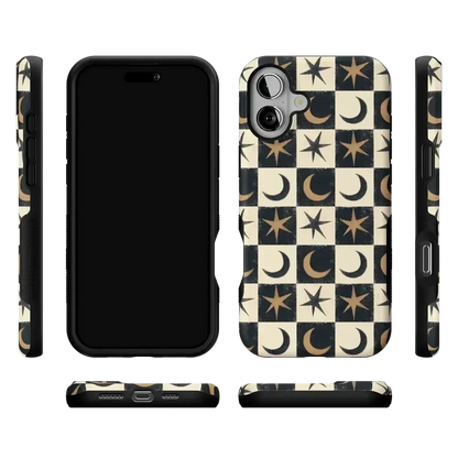 Mystic Moonstar | Black Celestial Case Phone Case get.casely
