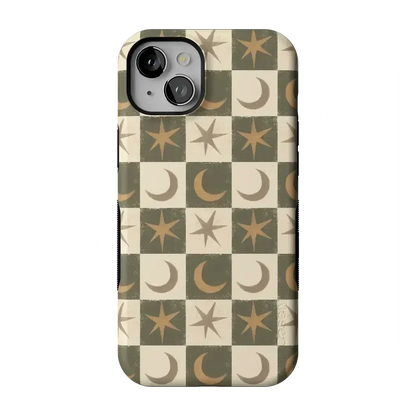 Mystic Moonstar | Green Celestial Case Phone Case get.casely Bold Flex + MagSafe® iPhone 15 Plus