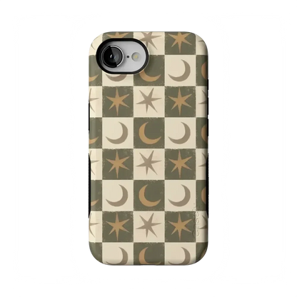 Mystic Moonstar | Green Celestial Case Phone Case get.casely Bold Flex + MagSafe® iPhone 17e