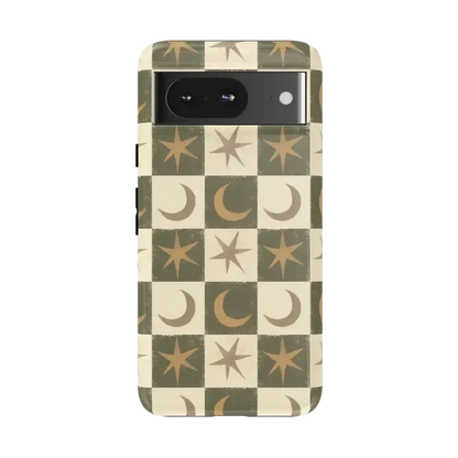 Mystic Moonstar | Green Celestial Case Phone Case get.casely Essential Google Pixel 8