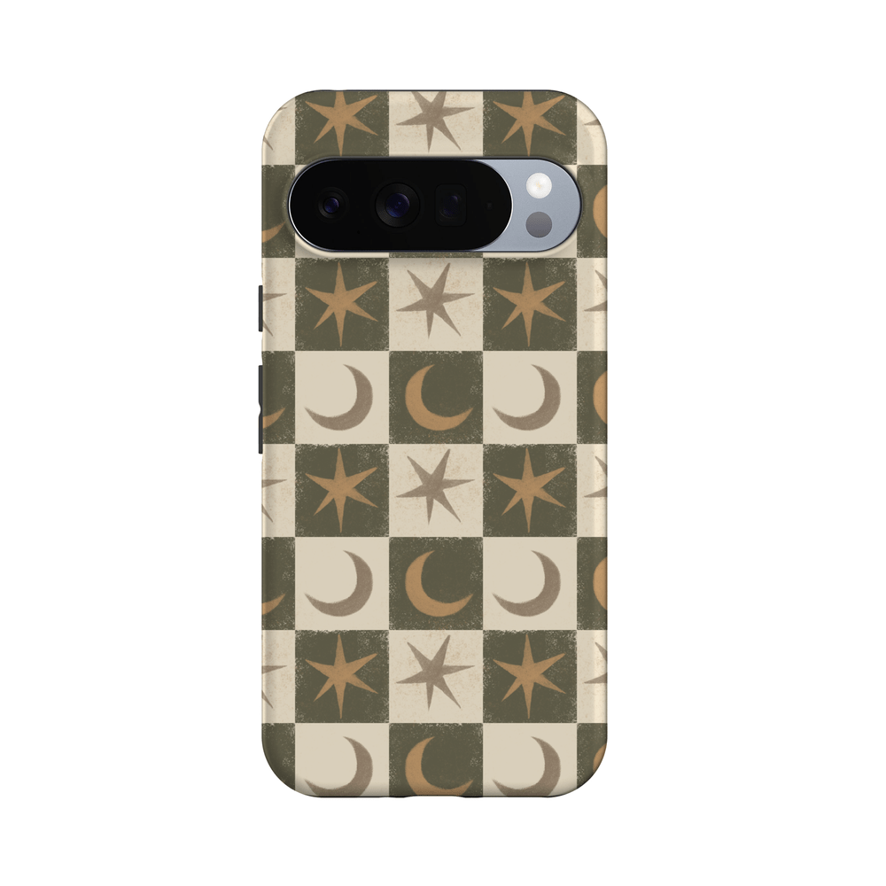 Mystic Moonstar | Green Celestial Case Phone Case get.casely Essential + MagSafe® Google Pixel 10 Pro XL