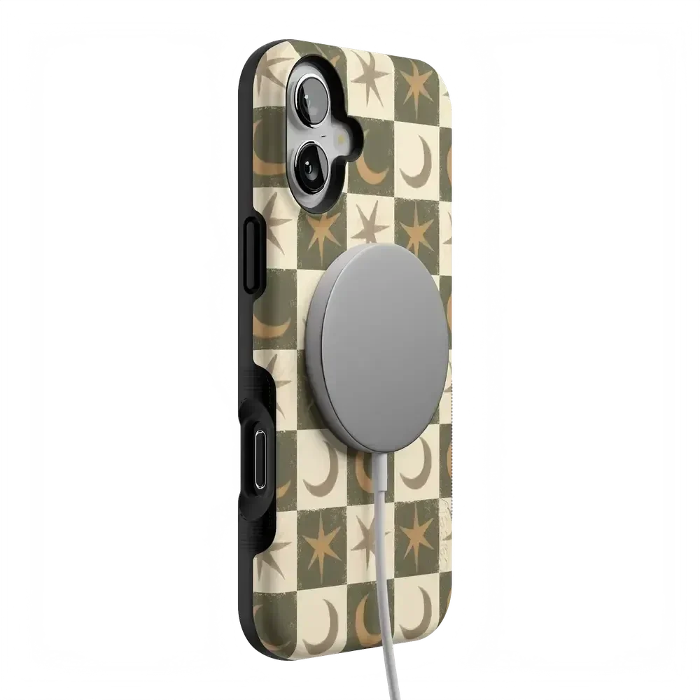Mystic Moonstar | Green Celestial Case Phone Case get.casely