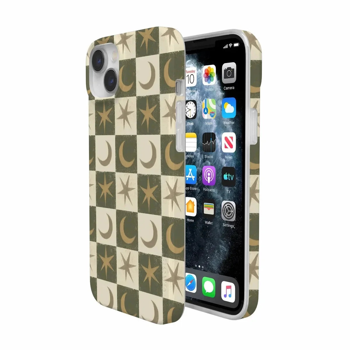 Mystic Moonstar | Green Celestial Case Phone Case get.casely