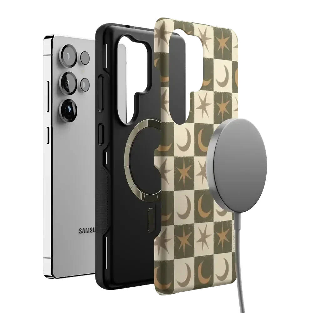 Mystic Moonstar | Green Celestial Case Phone Case get.casely