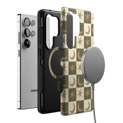 Mystic Moonstar | Green Celestial Case Phone Case get.casely