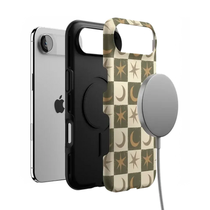 Mystic Moonstar | Green Celestial Case Phone Case get.casely