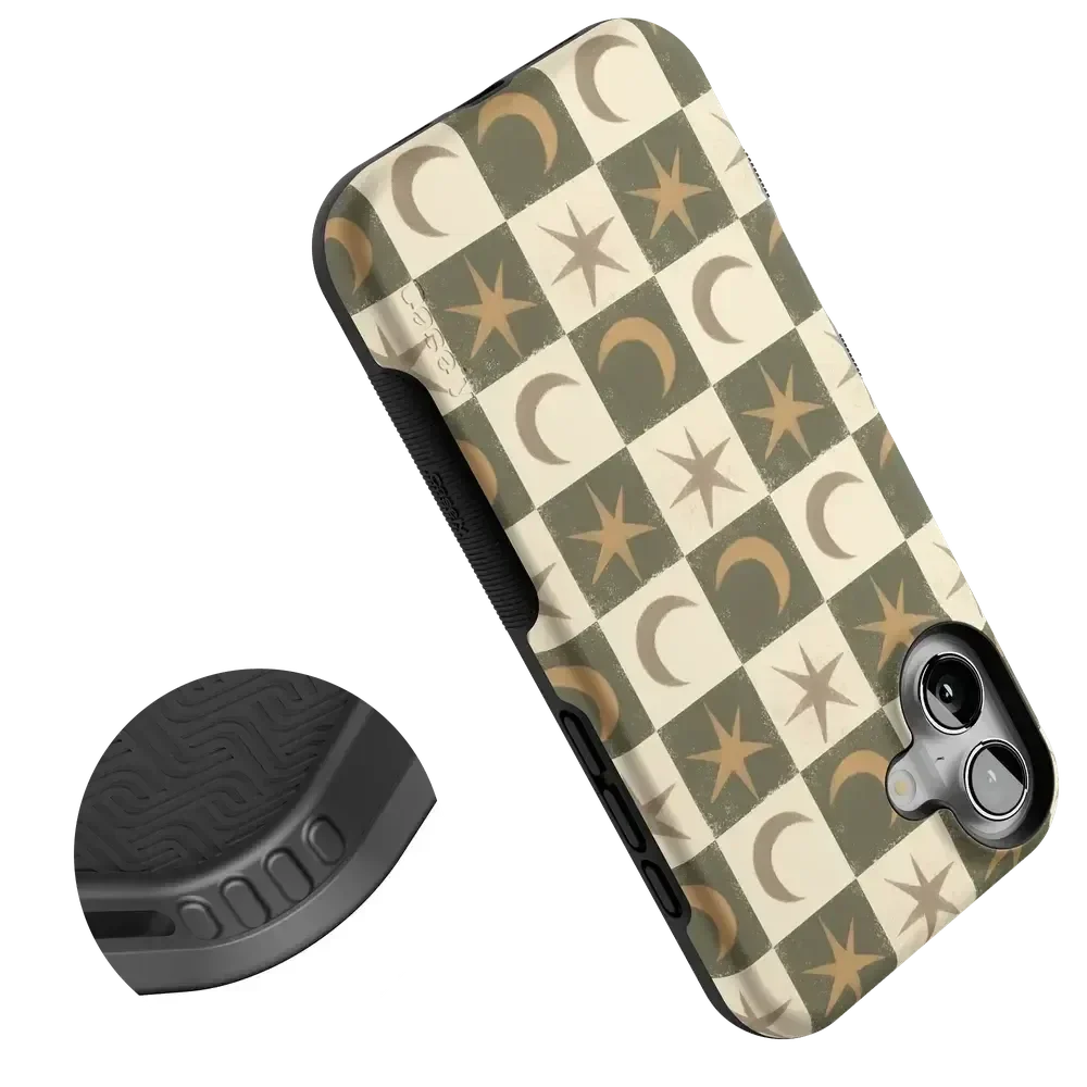 Mystic Moonstar | Green Celestial Case Phone Case get.casely
