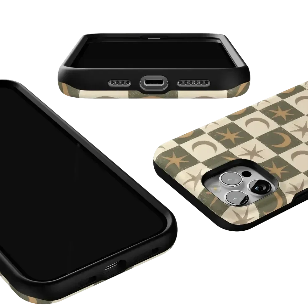 Mystic Moonstar | Green Celestial Case Phone Case get.casely