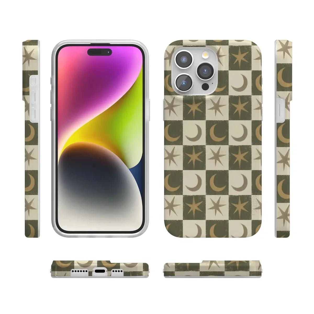 Mystic Moonstar | Green Celestial Case Phone Case get.casely