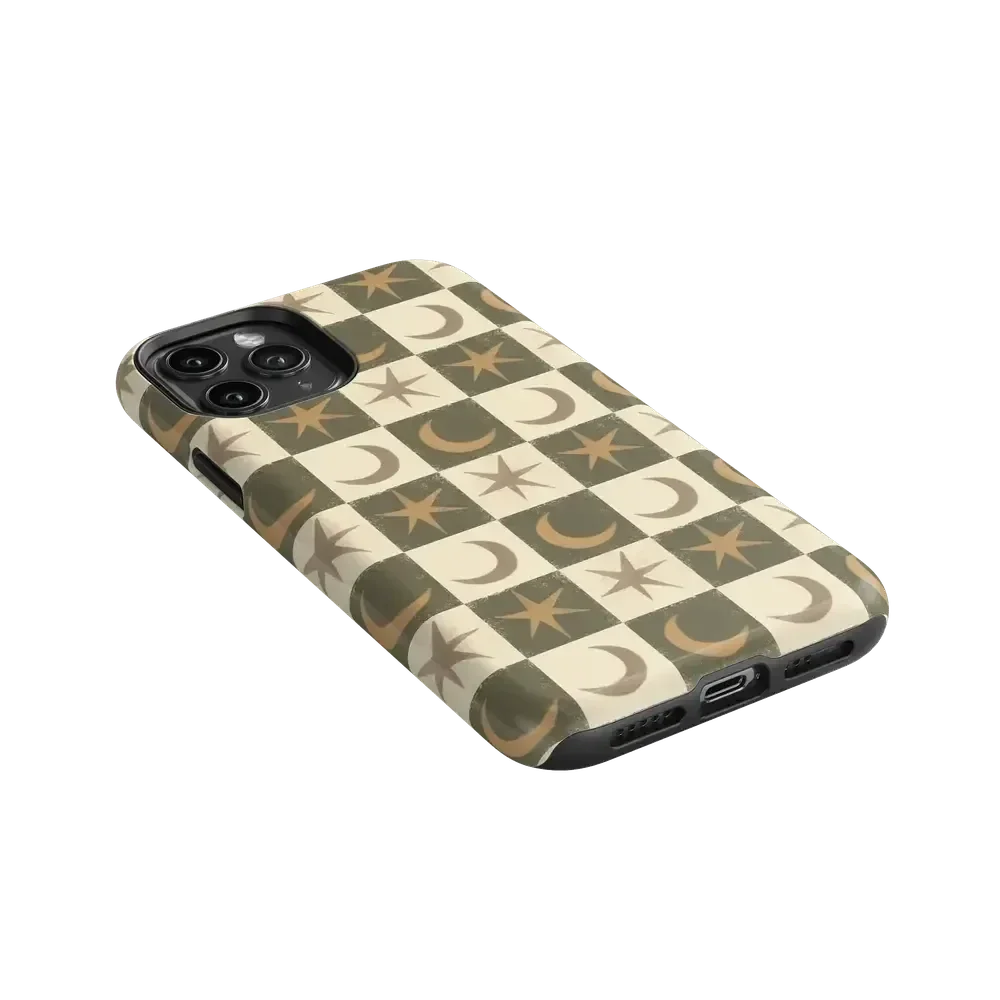 Mystic Moonstar | Green Celestial Case Phone Case get.casely