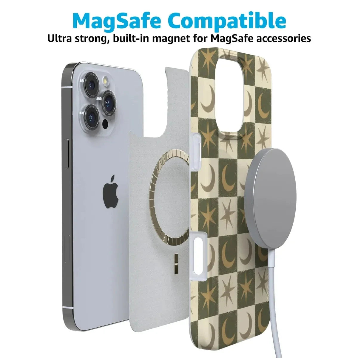 Mystic Moonstar | Green Celestial Case Phone Case get.casely