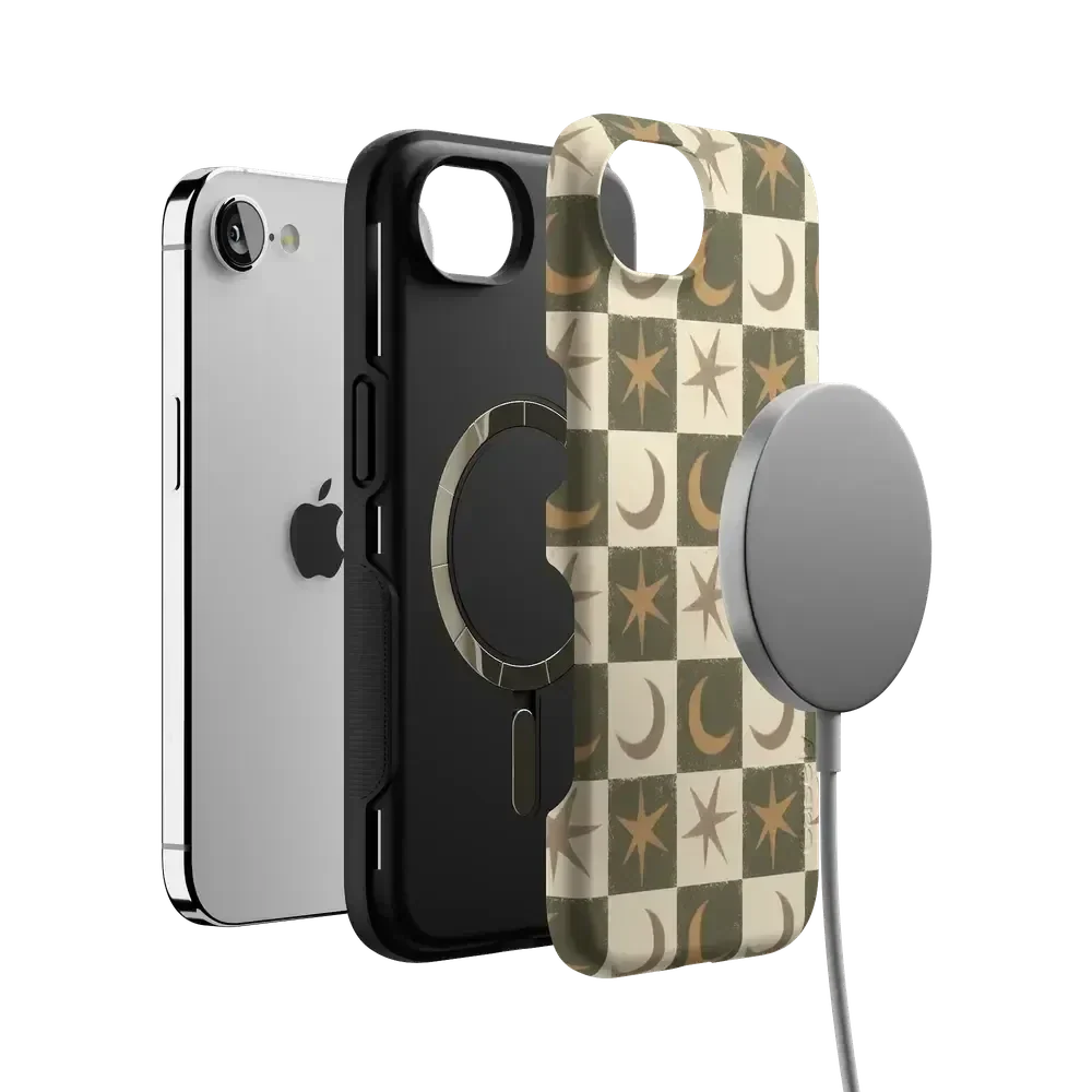 Mystic Moonstar | Green Celestial Case Phone Case get.casely