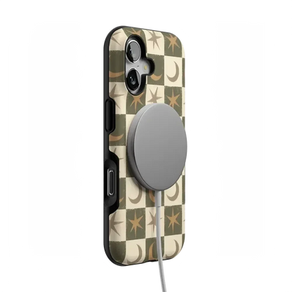 Mystic Moonstar | Green Celestial Case Phone Case get.casely