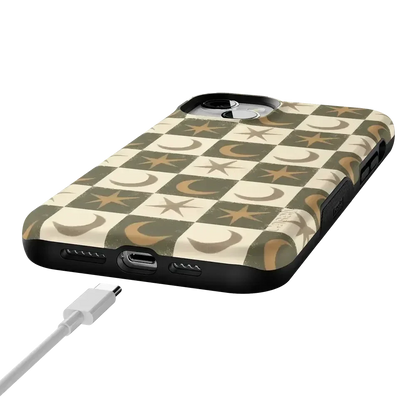 Mystic Moonstar | Green Celestial Case Phone Case get.casely