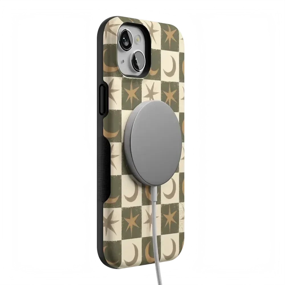 Mystic Moonstar | Green Celestial Case Phone Case get.casely