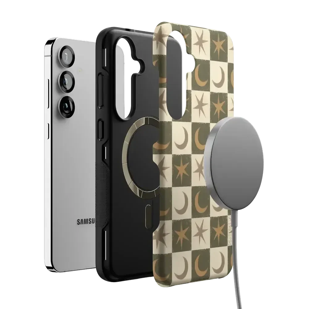 Mystic Moonstar | Green Celestial Case Phone Case get.casely