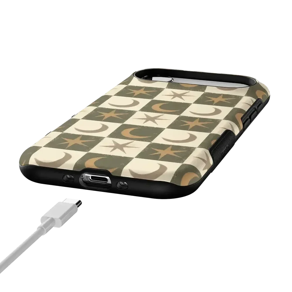 Mystic Moonstar | Green Celestial Case Phone Case get.casely