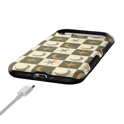 Mystic Moonstar | Green Celestial Case Phone Case get.casely