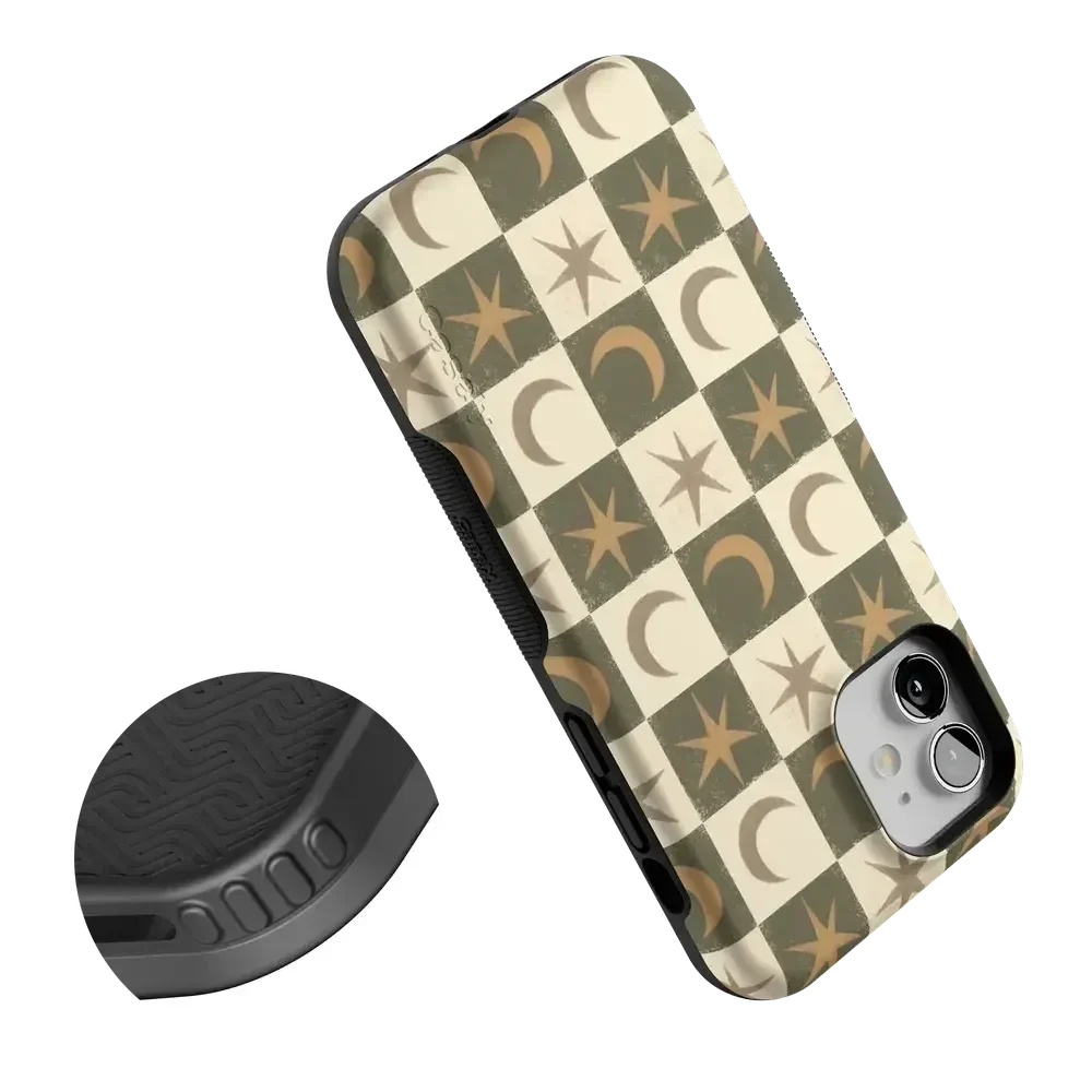 Mystic Moonstar | Green Celestial Case Phone Case get.casely