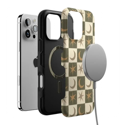 Mystic Moonstar | Green Celestial Case Phone Case get.casely