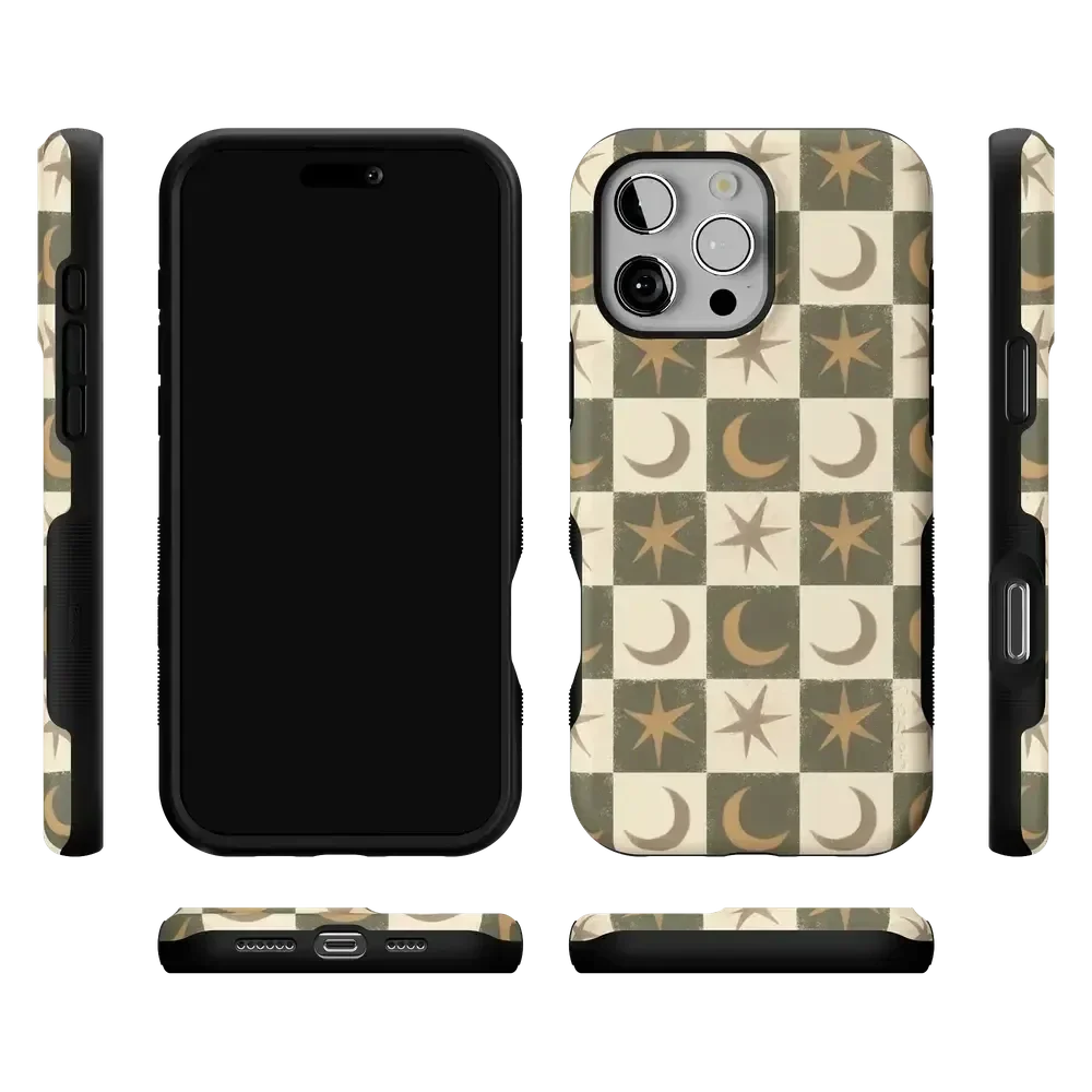 Mystic Moonstar | Green Celestial Case Phone Case get.casely