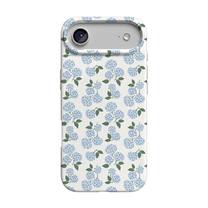 Nantucket Cottage | Blue Hydrangea Case iPhone Case get.casely Classic + MagSafe® iPhone 17 Air