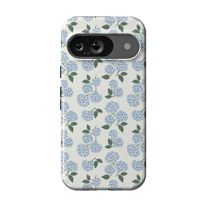 Nantucket Cottage | Blue Hydrangea Case iPhone Case get.casely Essential Google Pixel 9
