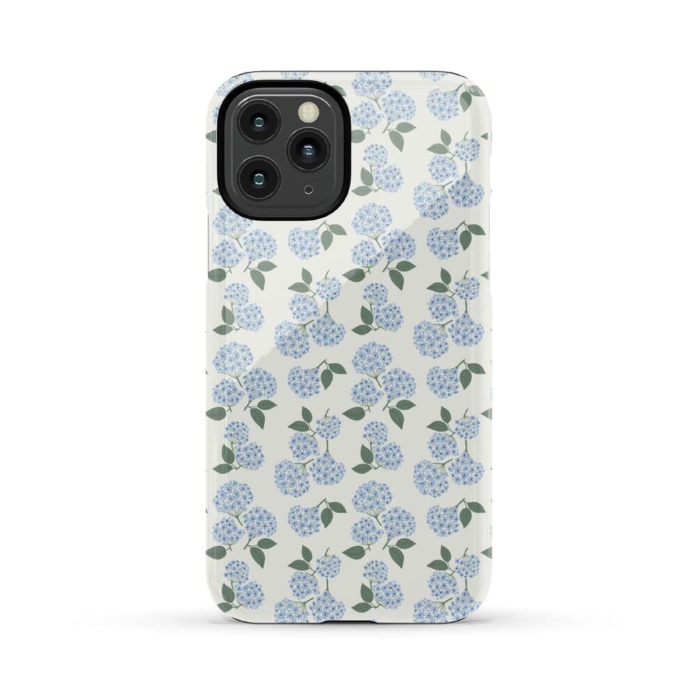 Nantucket Cottage | Blue Hydrangea Case iPhone Case get.casely Essential iPhone 11 Pro