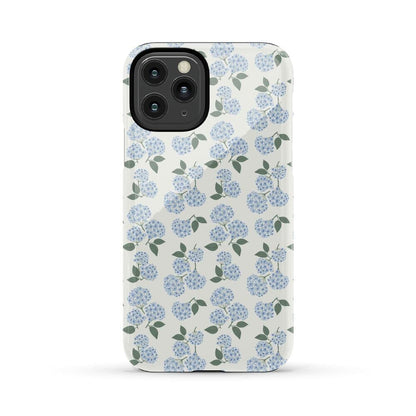 Nantucket Cottage | Blue Hydrangea Case iPhone Case get.casely Essential iPhone 11 Pro