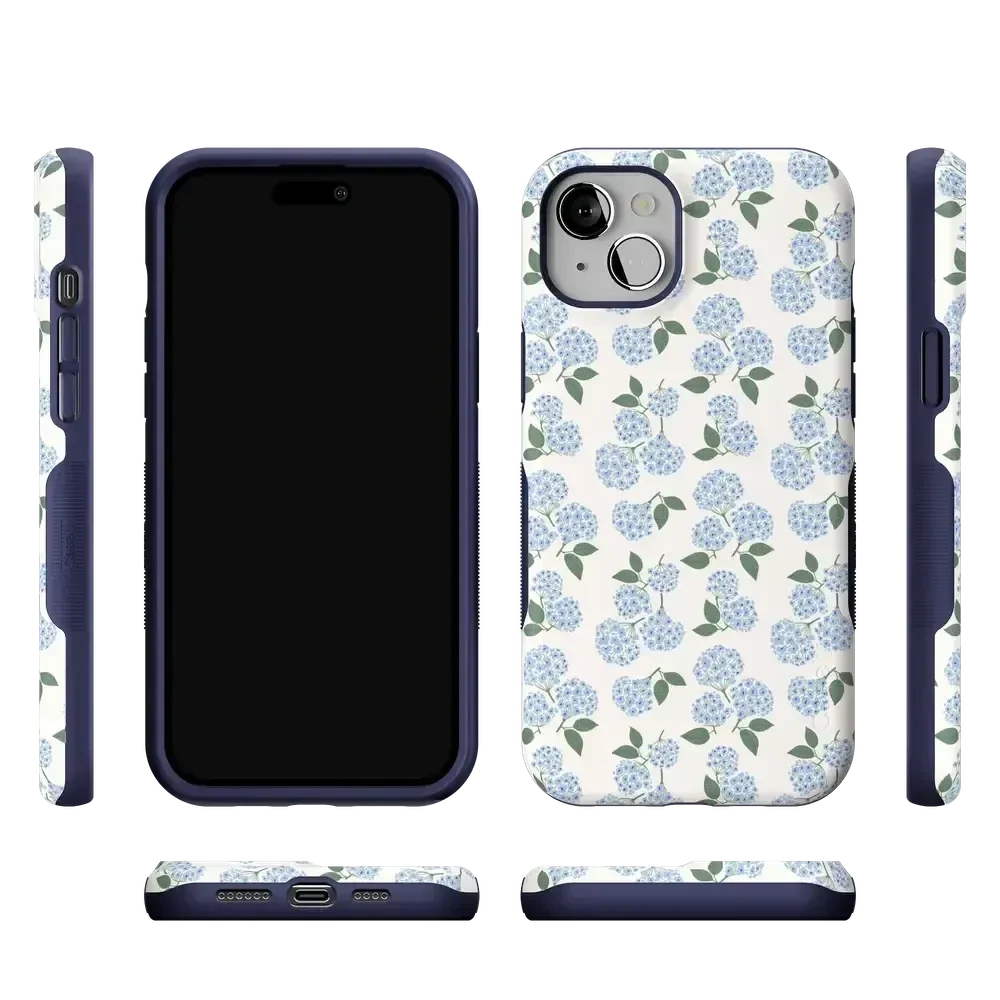 Nantucket Cottage | Blue Hydrangea Case iPhone Case get.casely