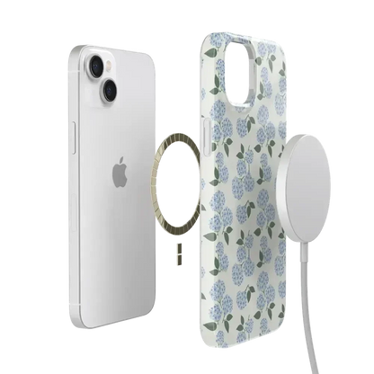 Nantucket Cottage | Blue Hydrangea Case iPhone Case get.casely