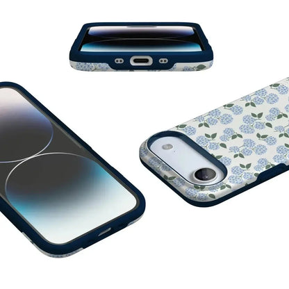 Nantucket Cottage | Blue Hydrangea Case iPhone Case get.casely