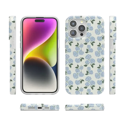 Nantucket Cottage | Blue Hydrangea Case iPhone Case get.casely