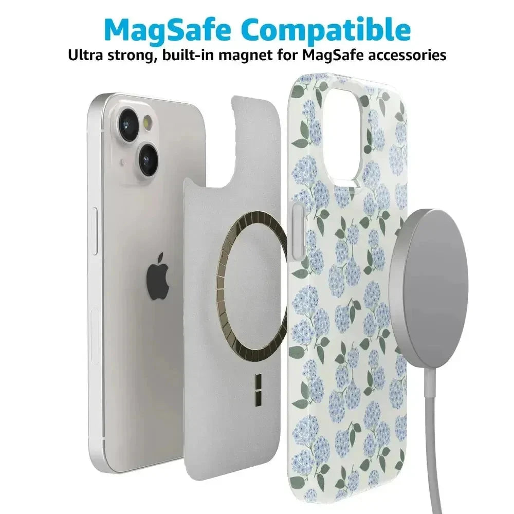 Nantucket Cottage | Blue Hydrangea Case iPhone Case get.casely