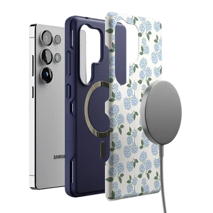 Nantucket Cottage | Blue Hydrangea Case iPhone Case get.casely