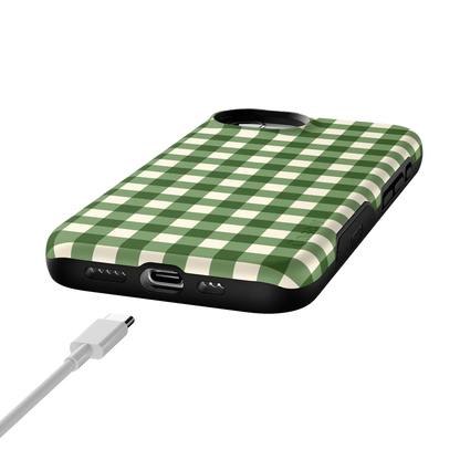 Checked Twice | Green Plaid Case