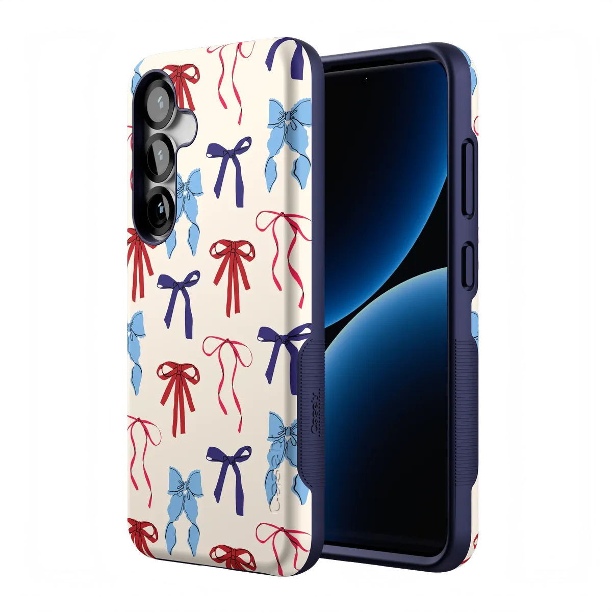 American Girlie | Red White & Blue Bows Case
