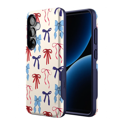 American Girlie | Red White & Blue Bows Case