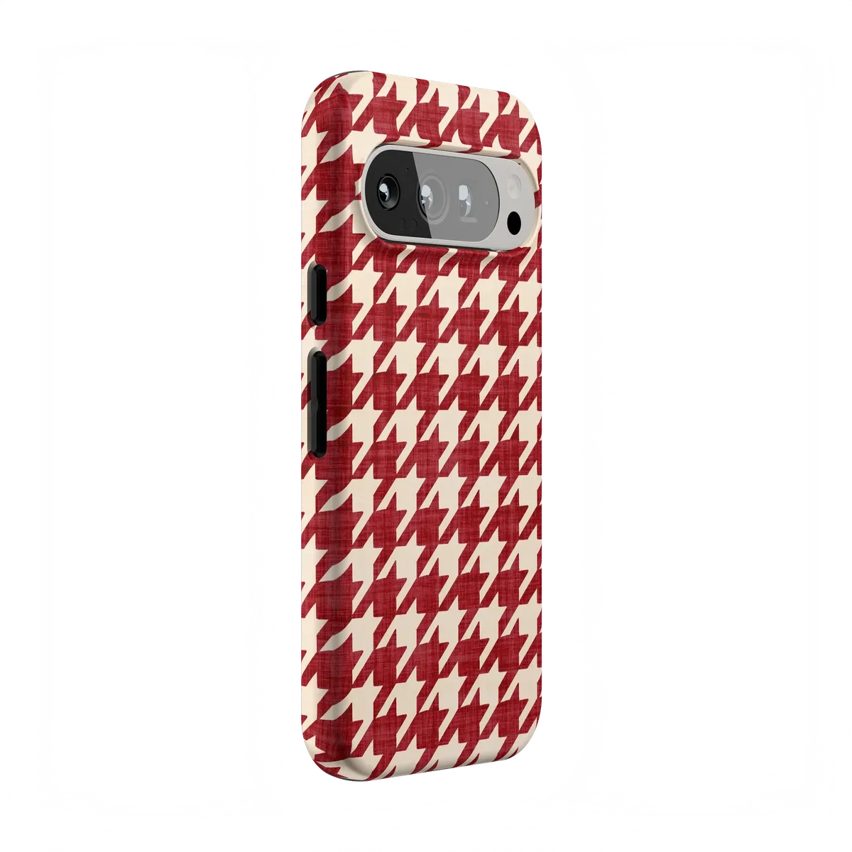 Scarlet Stitch | Red Houndstooth Case