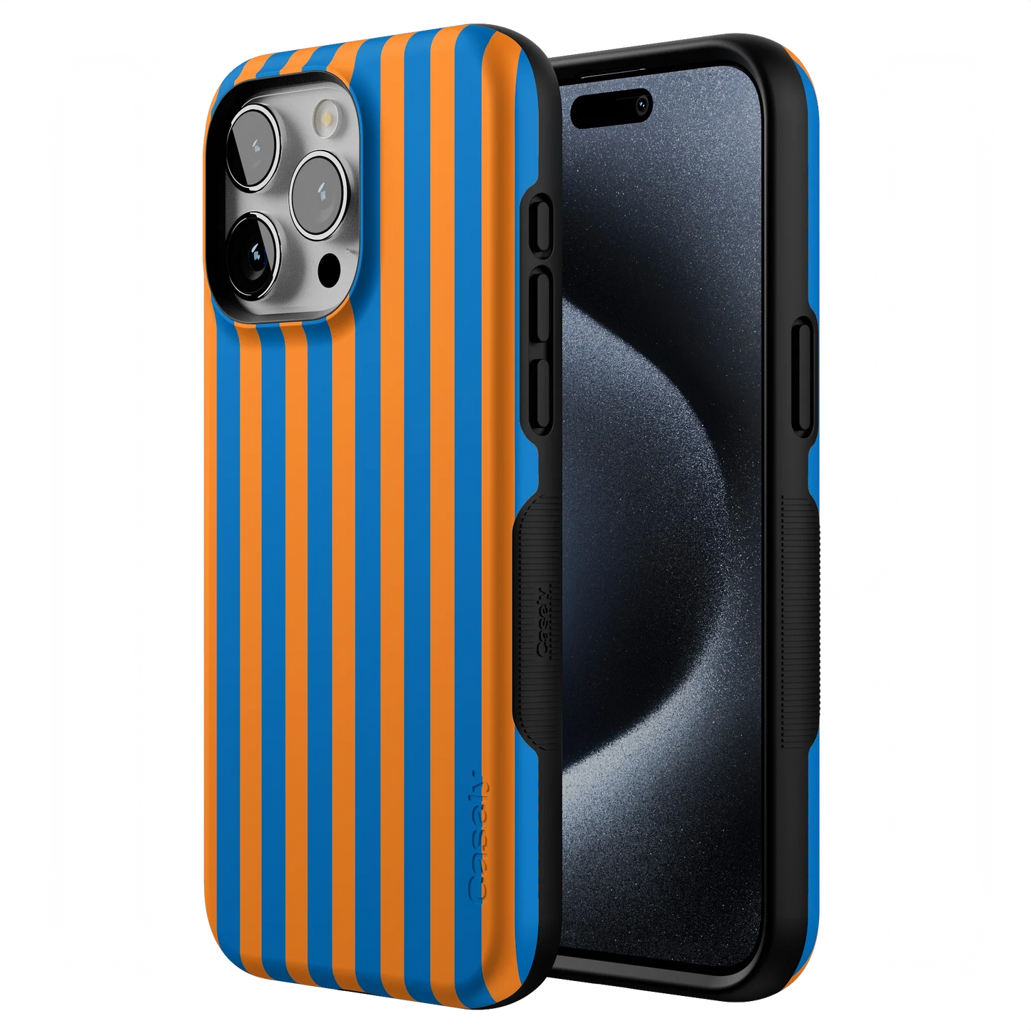Go New York | Blue & Orange Stripes Case