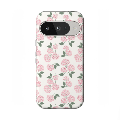 Nantucket Cottage | Pink Hydrangea Case - Google Pixel 7