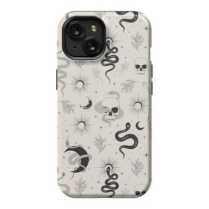 Snakes & Skulls Case Phone Case Casetry