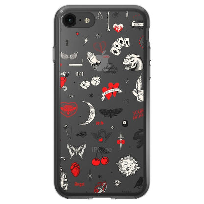 Not a Phase | Clear Flash Tattoo Case iPhone Case get.casely Classic iPhone SE (2020 & 2022)