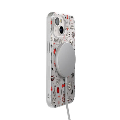Not a Phase | Clear Flash Tattoo Case iPhone Case get.casely