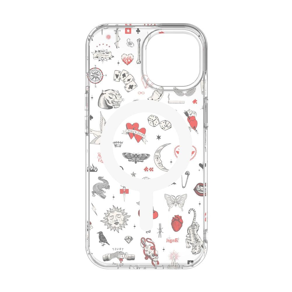 Not a Phase | Clear Flash Tattoo Case iPhone Case get.casely