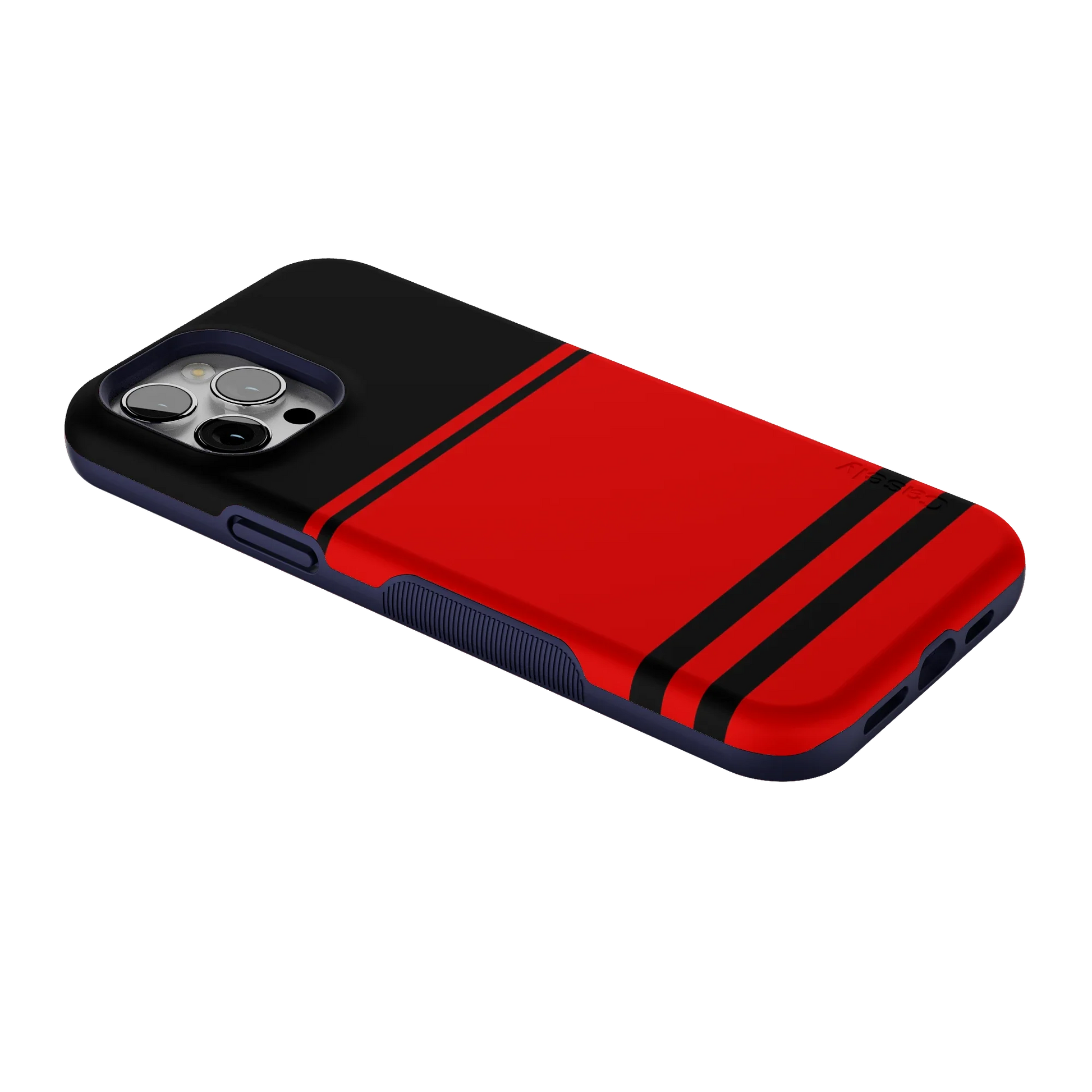 Storm Warning | Black & Red Stripes Case